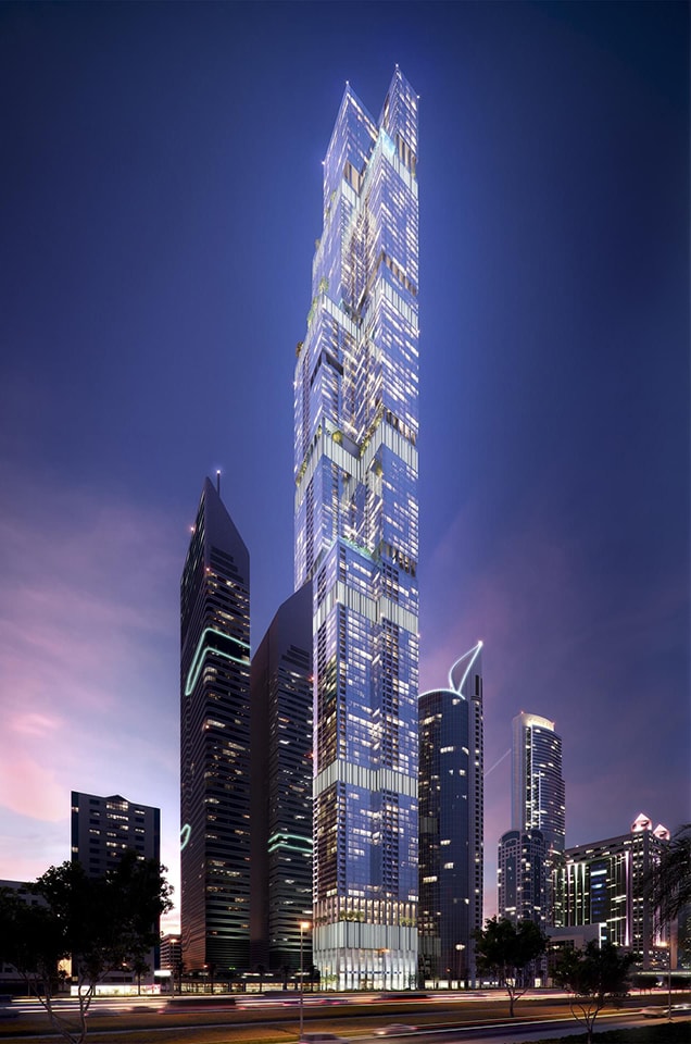 Entisar Tower Dubai UAE Quezada Architecture